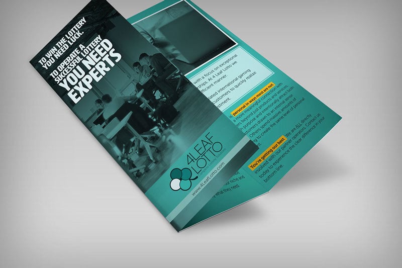 4leaf lotto services pamphlet