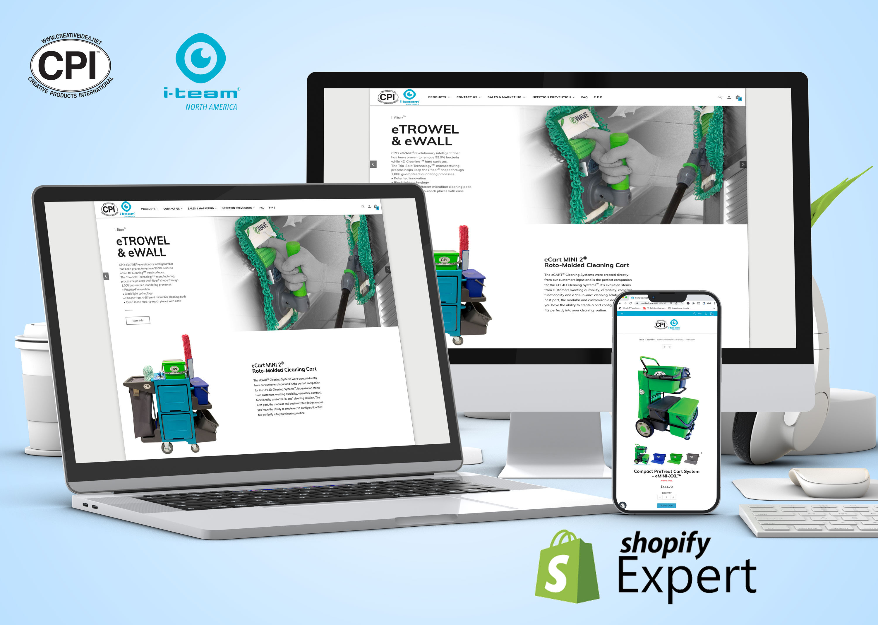 shopify website design